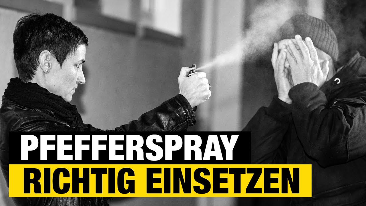 So nutzt Du Pfefferspray zur Selbstverteidigung