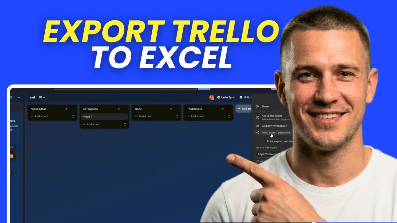 Как экспортировать данные из Trello в Excel или CSV