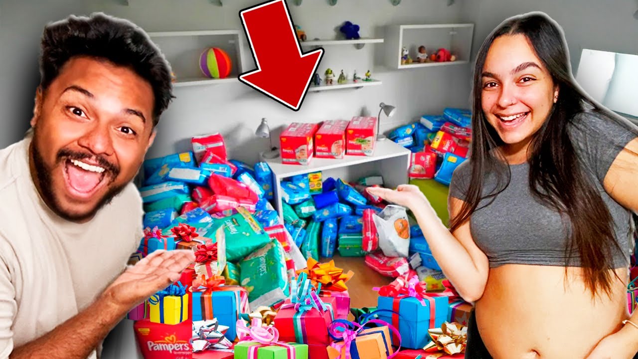 TODOS OS PRESENTES QUE GANHAMOS NO CHÁ DE REVELAÇÃO!!!