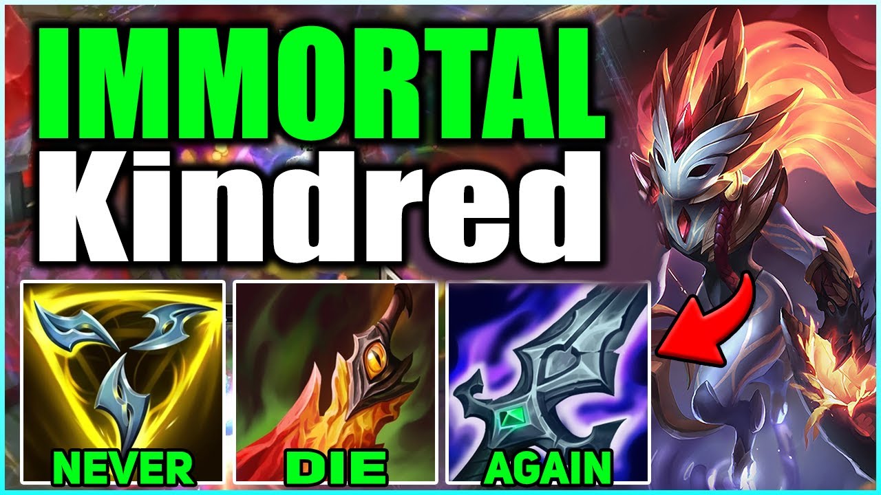 FIGHTER KINDRED IS THE ULTIMATE JUNGLE BULLY! (BECOME INVINCIBLE) - League Of Legends