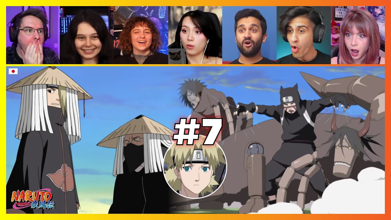 Naruto Shippuden Episode 07 | Run Kankuro | Reaction Mashup ナルト 疾風伝
