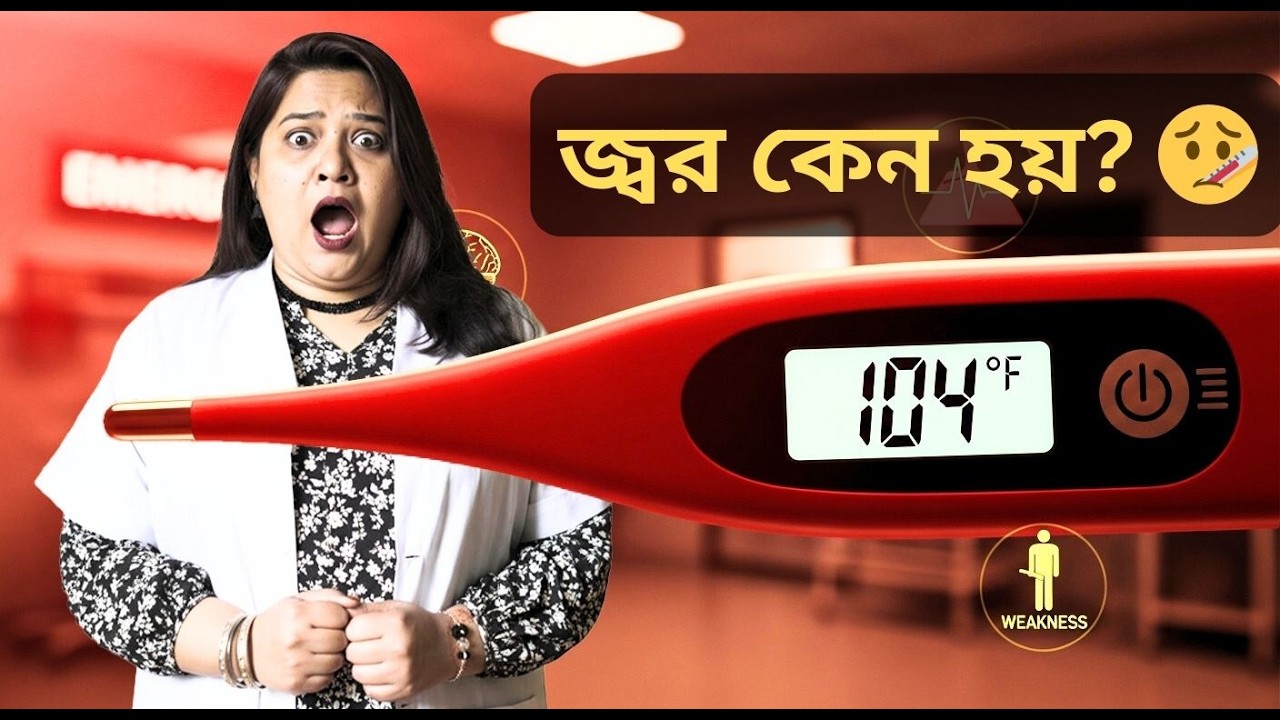 জ্বর কোনো রোগ নয়?🤒। জ্বর কেন হয়? 🤔 ।  Dr. Sahana Sultana Lee 🔥