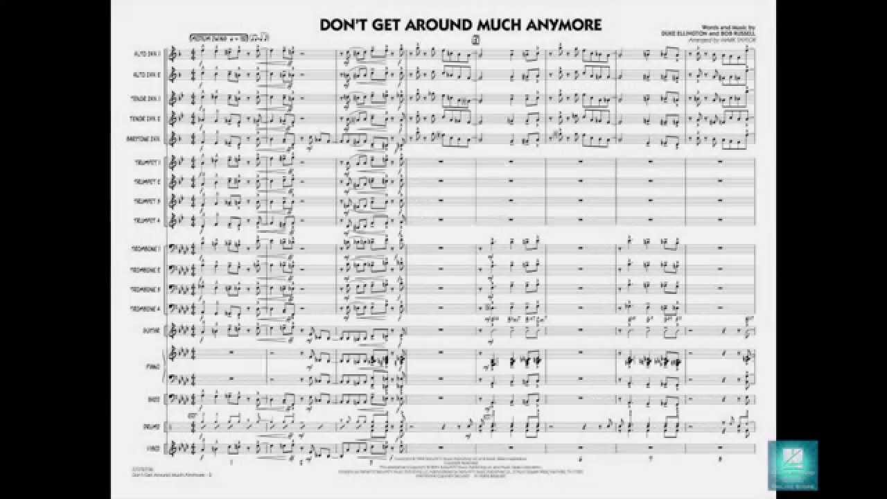 Don't Get Around Much Anymore arranged by Mark Taylor
