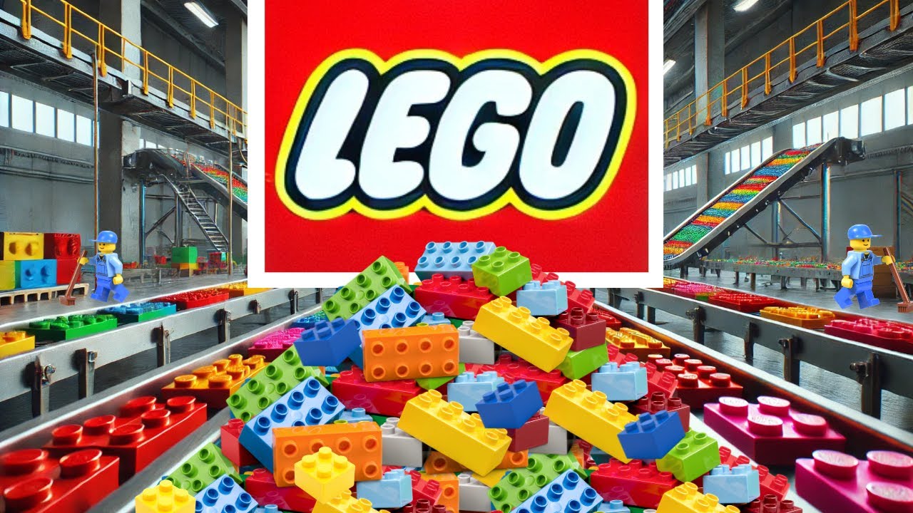Comment des MILLIONS de briques LEGO sont produites en usine chaque jour