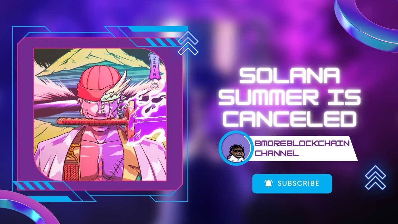 solana summer is over before it started - 3 Sol projects to watch