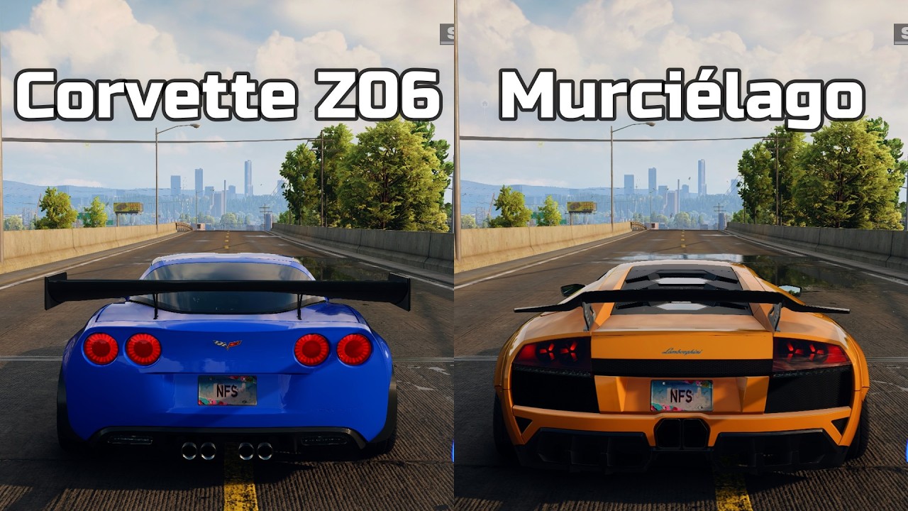 NFS Unbound: Chevrolet Corvette Z06 vs Lamborghini Murcielago SV - WHICH IS FASTEST (Drag Race)