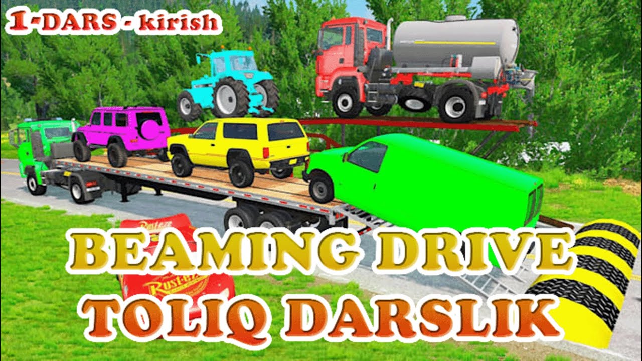 BeamiNG Drive  0dan o'rganaimiz  1-Dars | yo'nalish tanlash ✔️ #beamingdarslik #youtube_sirlari