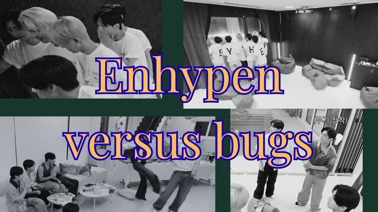 Enhypen vs. Bugs: The Ultimate Vacation Chaos