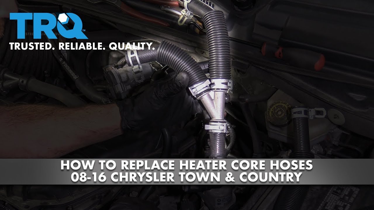 How to Replace Heater Core Hoses 2008-16 Chrysler Town & Country