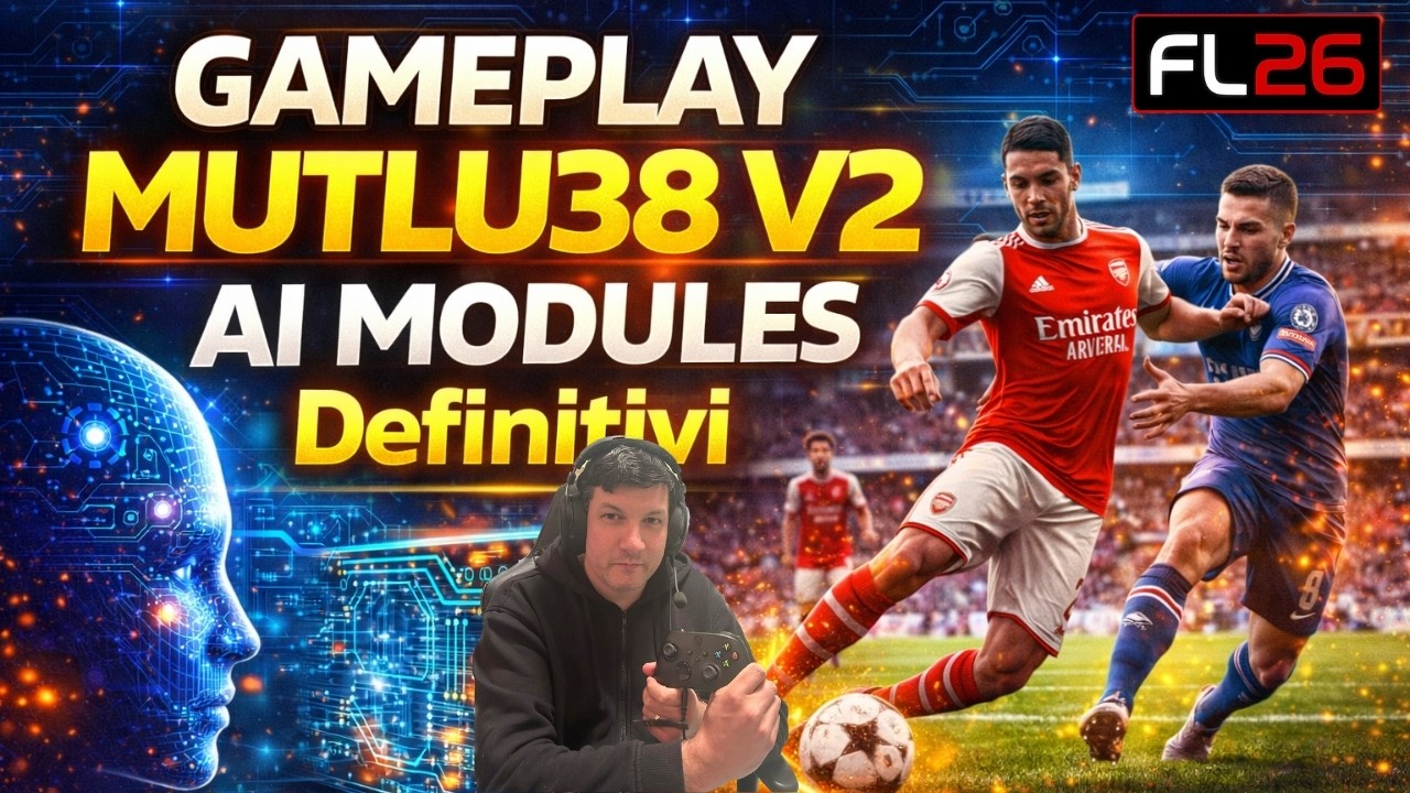 🔥 GAMEPLAY MUTLU38 V2 + AI tweaks 😱 | Il Gameplay Definitivo su Football Life 2026
