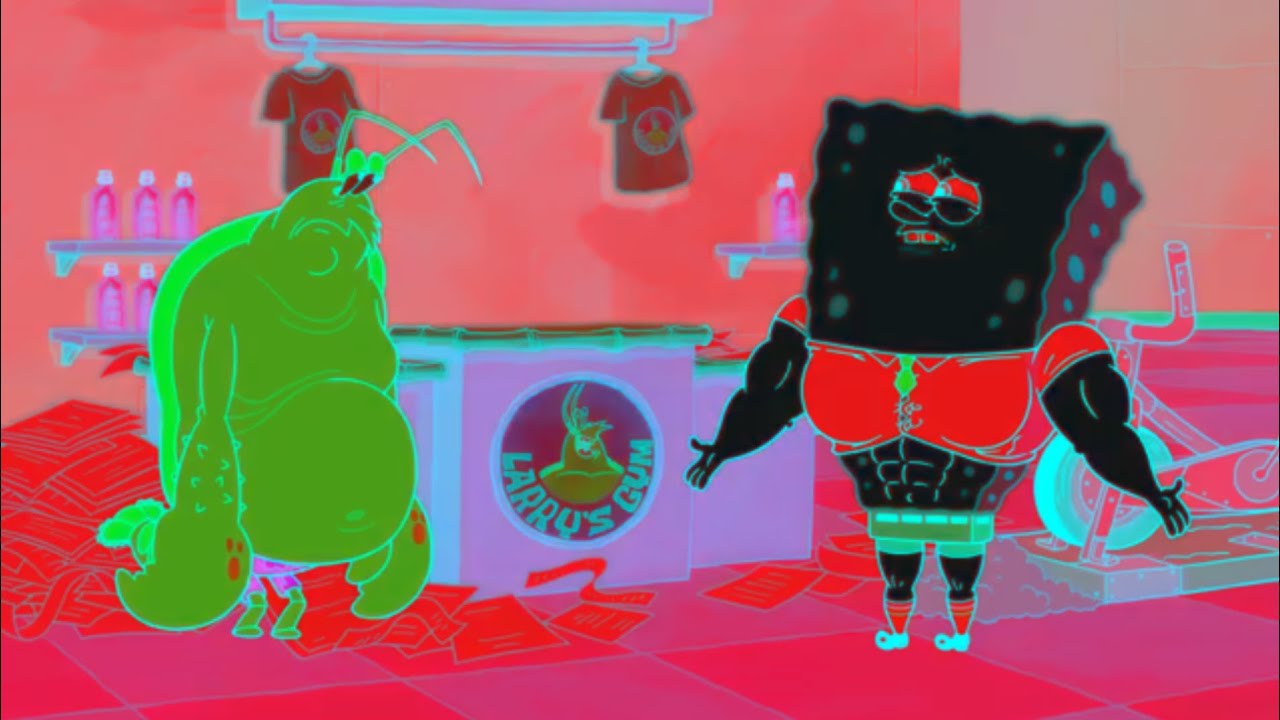 💪🏻 Muscles gone wrong 🏋️💦!!! SpongeBob (Powered by: Preview2Effects)