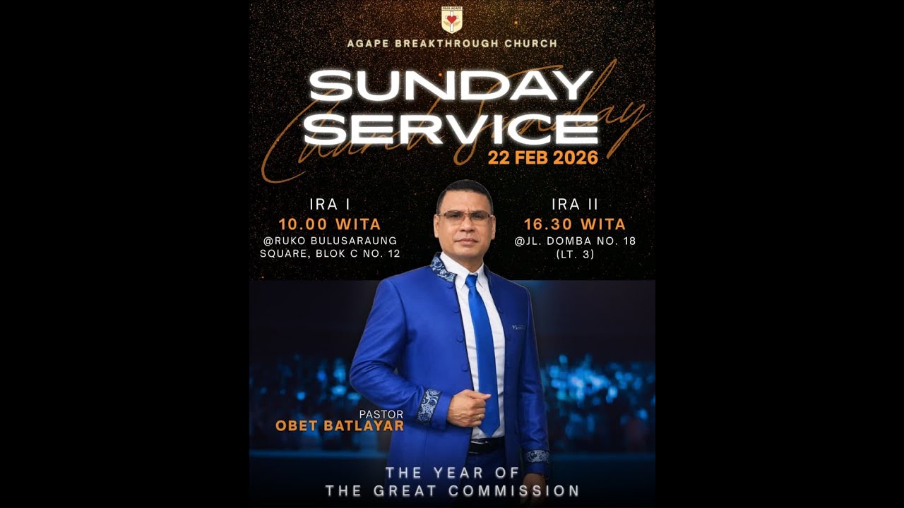 [LIVE] Ibadah Raya 2 - GSJA ABC Makassar - 22 Februari 2026