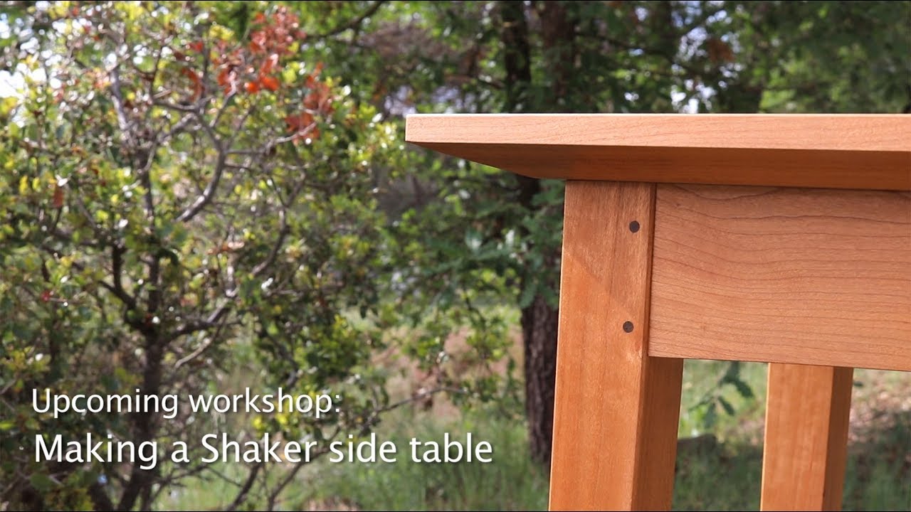 Building a Shaker side table