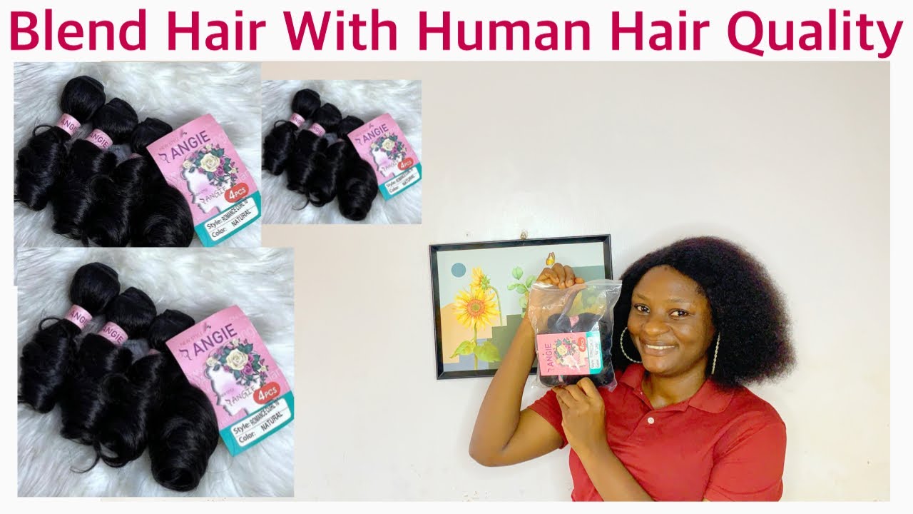 Angie Bouncy Curl Review|Cheap Blend Hair That Has Human Hair Quality