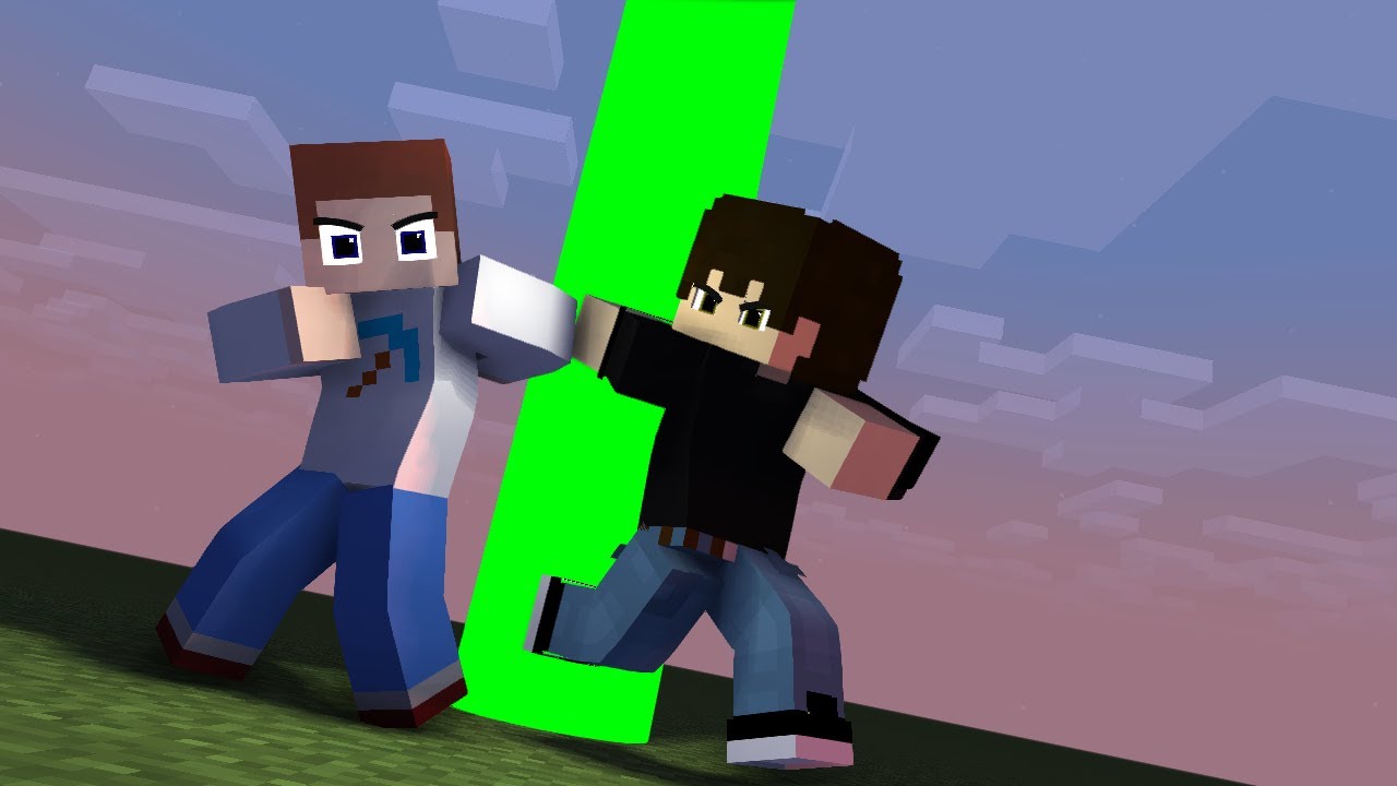 Follow (Minex Animatez VS Cube Animation) A Minecraft Fight Animation