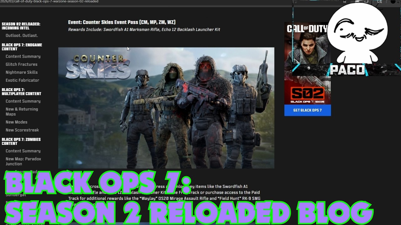 IN DEPTH BLACK OPS 7 & WARZONE SEASON 2 RELOADED UPDATE!!! (CALLOFDUTY)