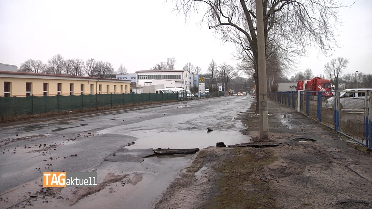 Wieder Wasserrohrbruch in Zwickau - Bürgerschachtstraße gesperrt