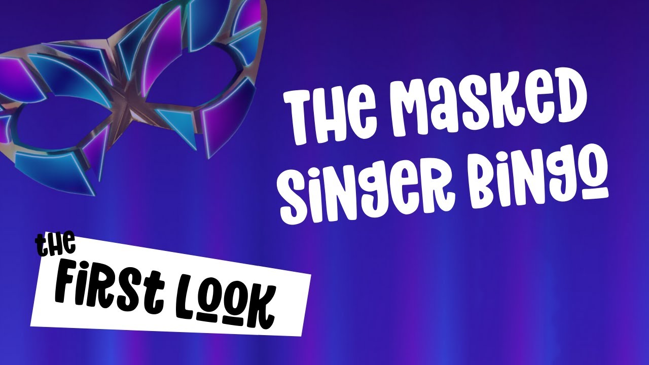 The Masked Singer UK Bingo - The First Look