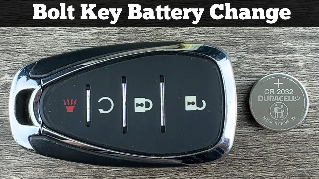 2017 - 2023 CHEVY BOLT Remote Key Fob Battery Replacement - How To DIY Change Replace Batteries