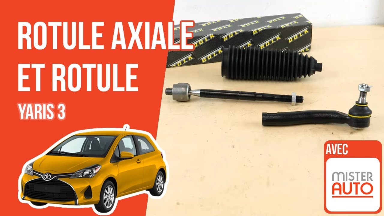 Changer la Rotule Axiale et la Rotule de Direction Yaris 3 🚗