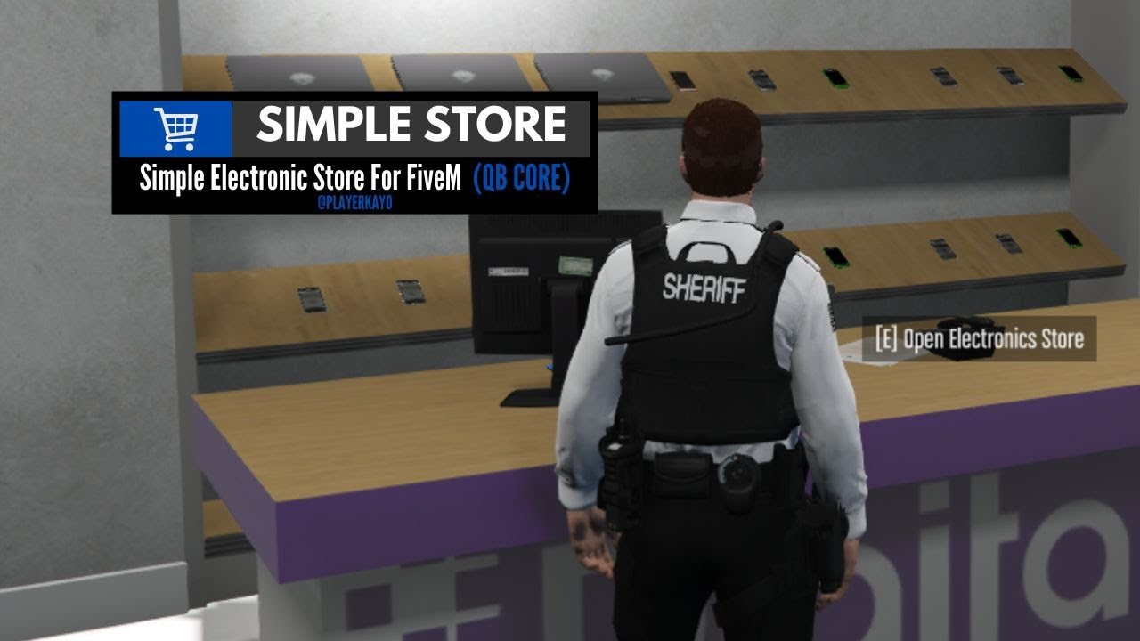 Free Simple Electronic Store Script For FiveM Server (QB Core Framework) 2026
