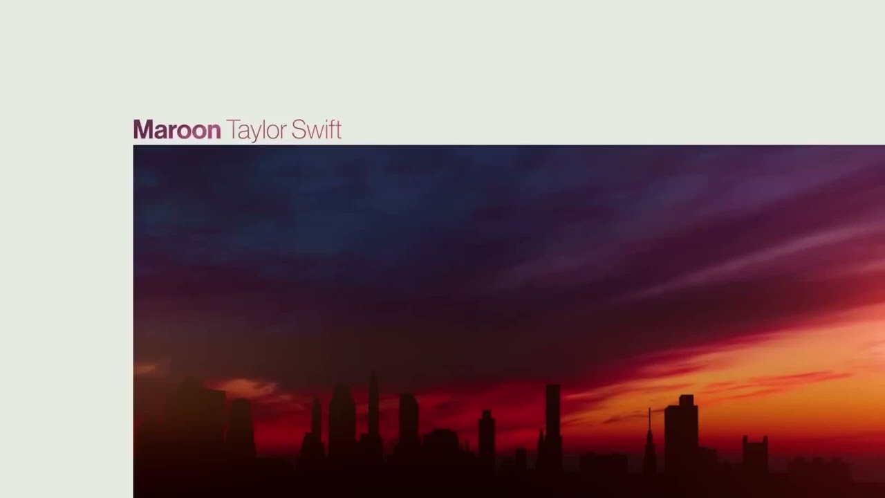 Taylor Swift - Maroon (Sped Up)