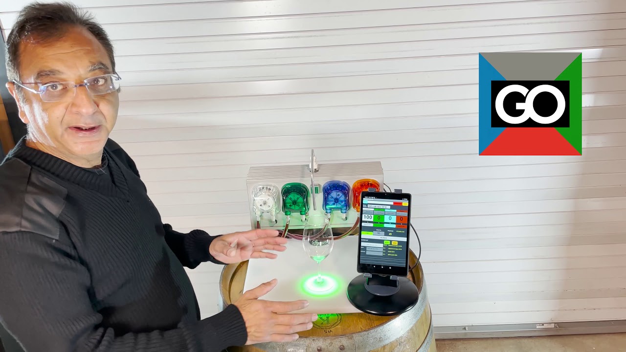 Wine Tasting using GOblend Automated Wine dispenser
