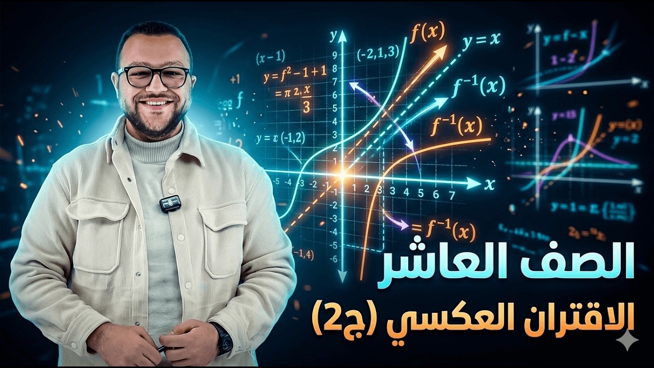 الشرح الأبسط || الاقتران العكسي || الصف العاشر