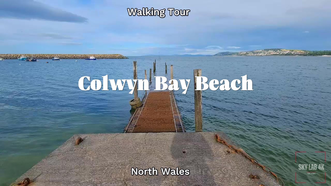 Walking Tour of Colwyn Bay Beach, Wales: Stunning Coastal Views