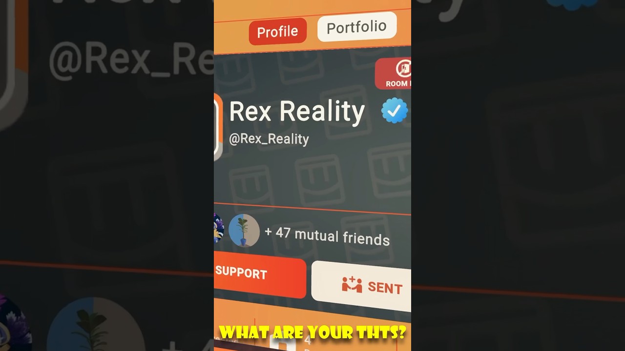 Rec Rooms NEW VERIFIED CREATOR! @Rex_Reality 😳