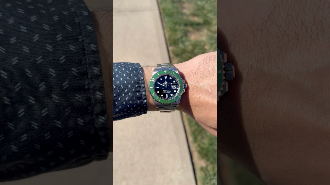 Rolex Submariner 41mm green bezel Starbucks MK2 #rolex #luxury