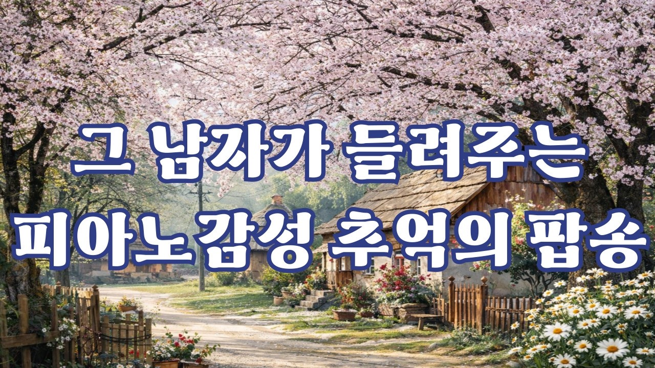 Playlist ㅣ봄바람과 피아노 선율이 어울리는 그남자 노래 올드팝송 ㅣ 감성 추억의 팝송