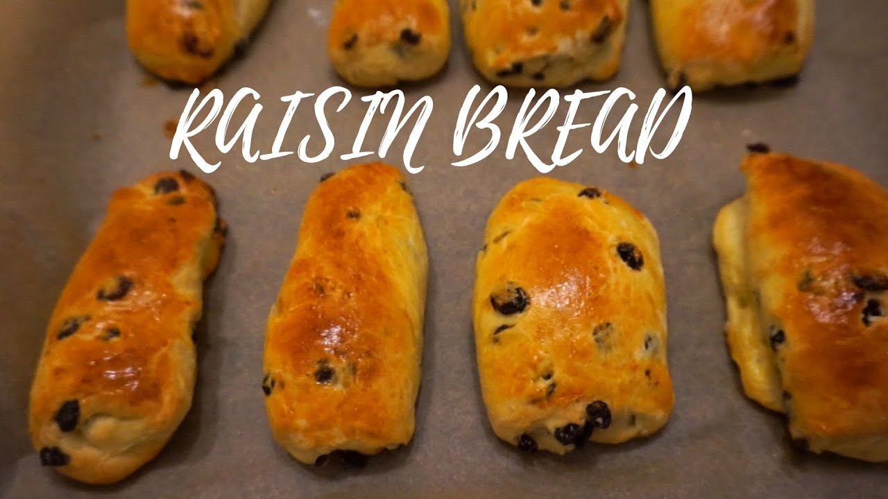 HOW TO MAKE HOMEMADE RAISIN BREAD | EASY RAISIN BREAD ROLLS