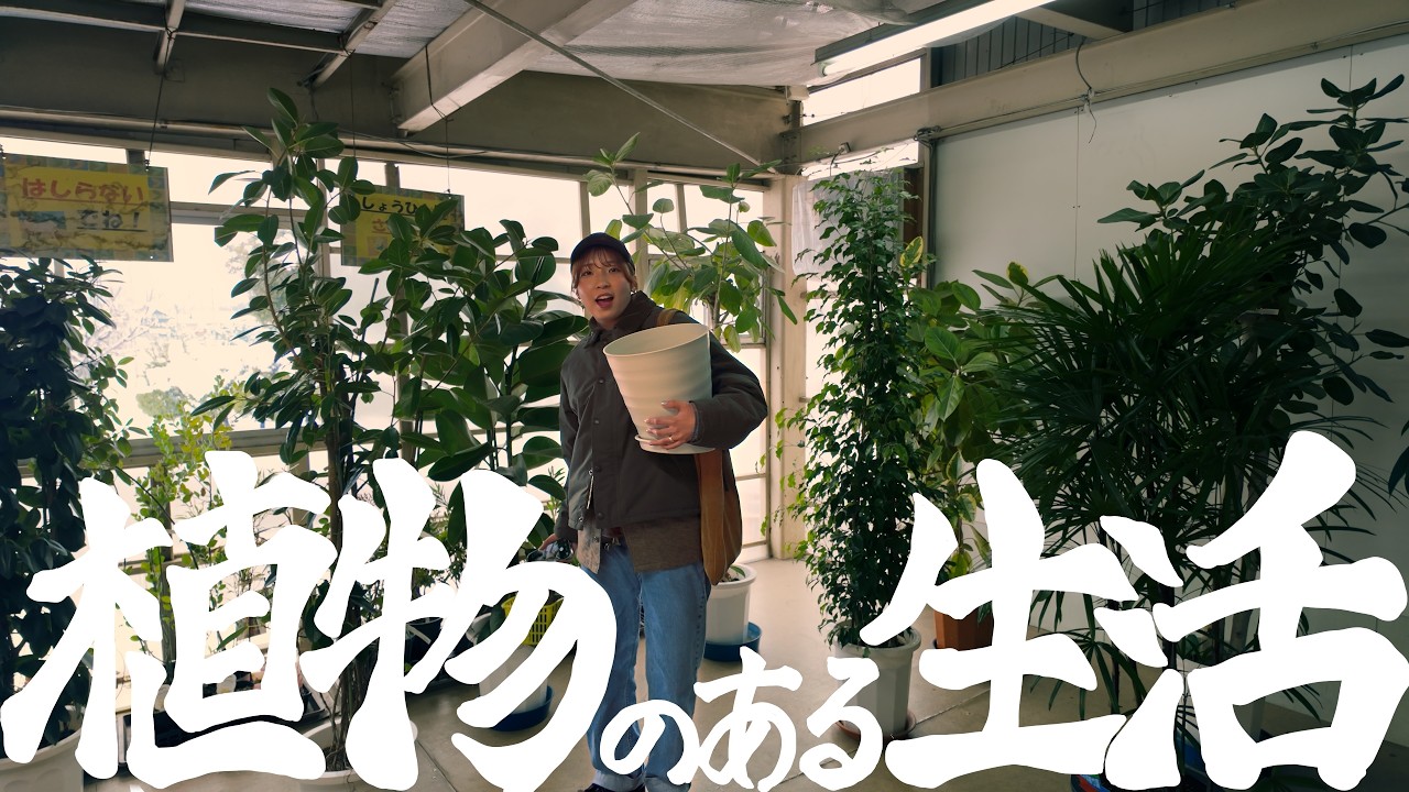 【Vlog】暮らしを整える、観葉植物を買う日 | osmopoket3