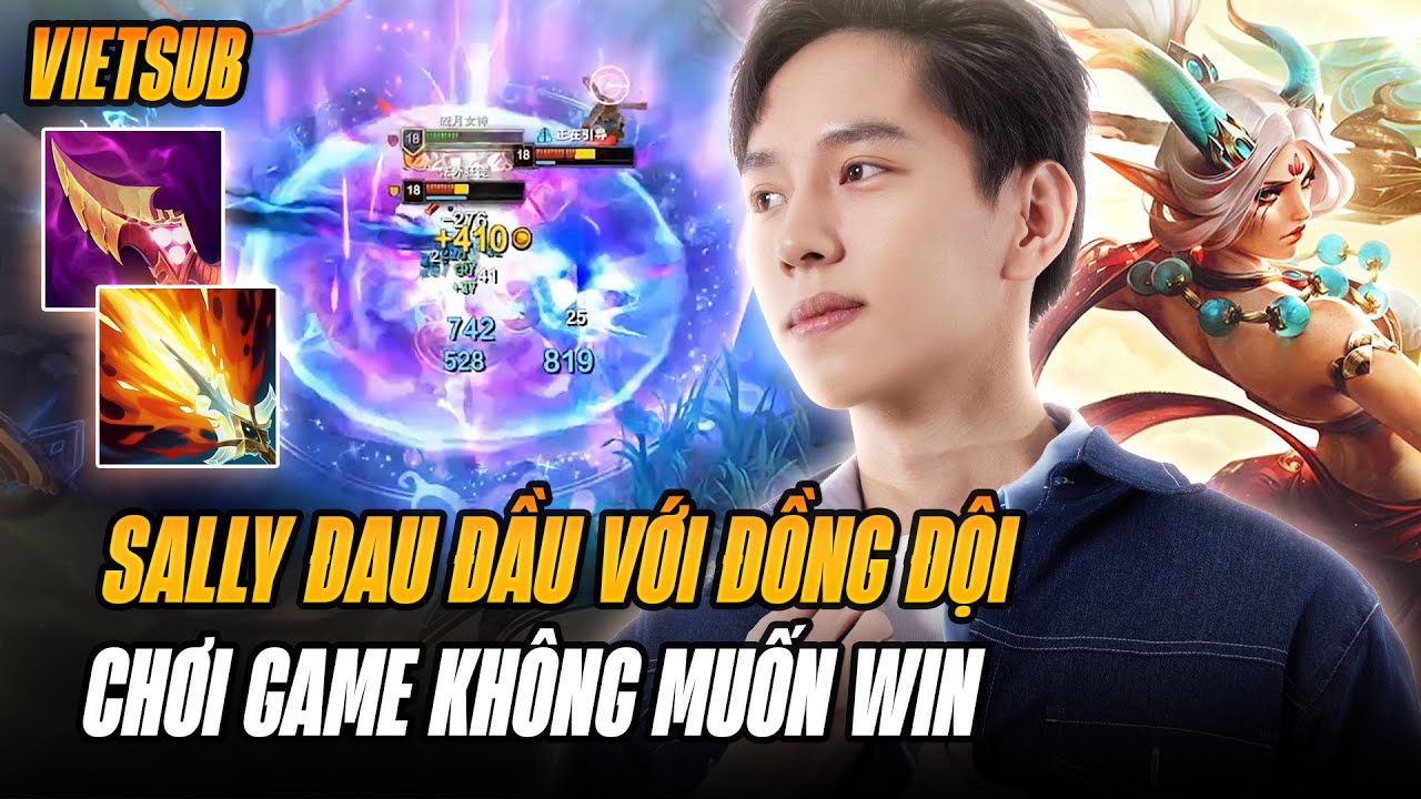 (Vietsub) Sally Diana Leo Cao Thủ Gặp Đồng Đội Không Biết Kết Thúc Ván Đấu Và Cái Kết