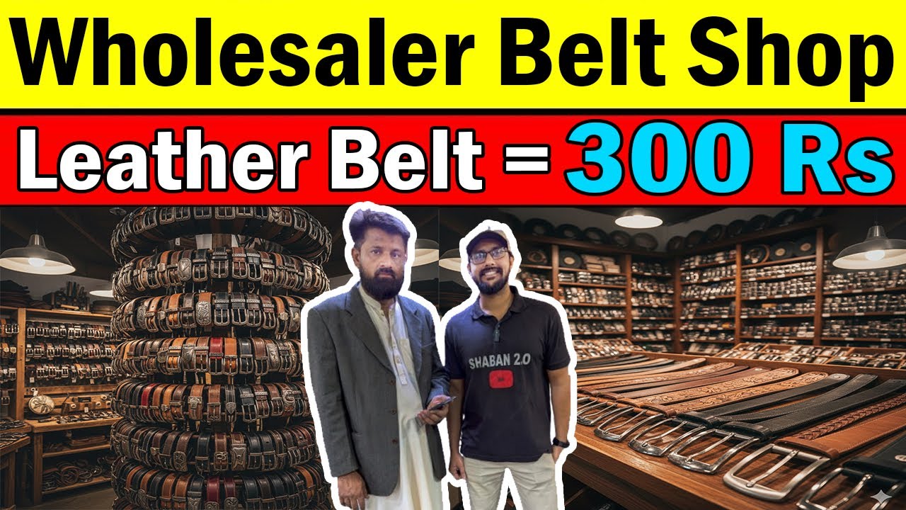 Karachi Wholesale Market | 100% Original Leather Belts & Socks at Unbeatable Prices