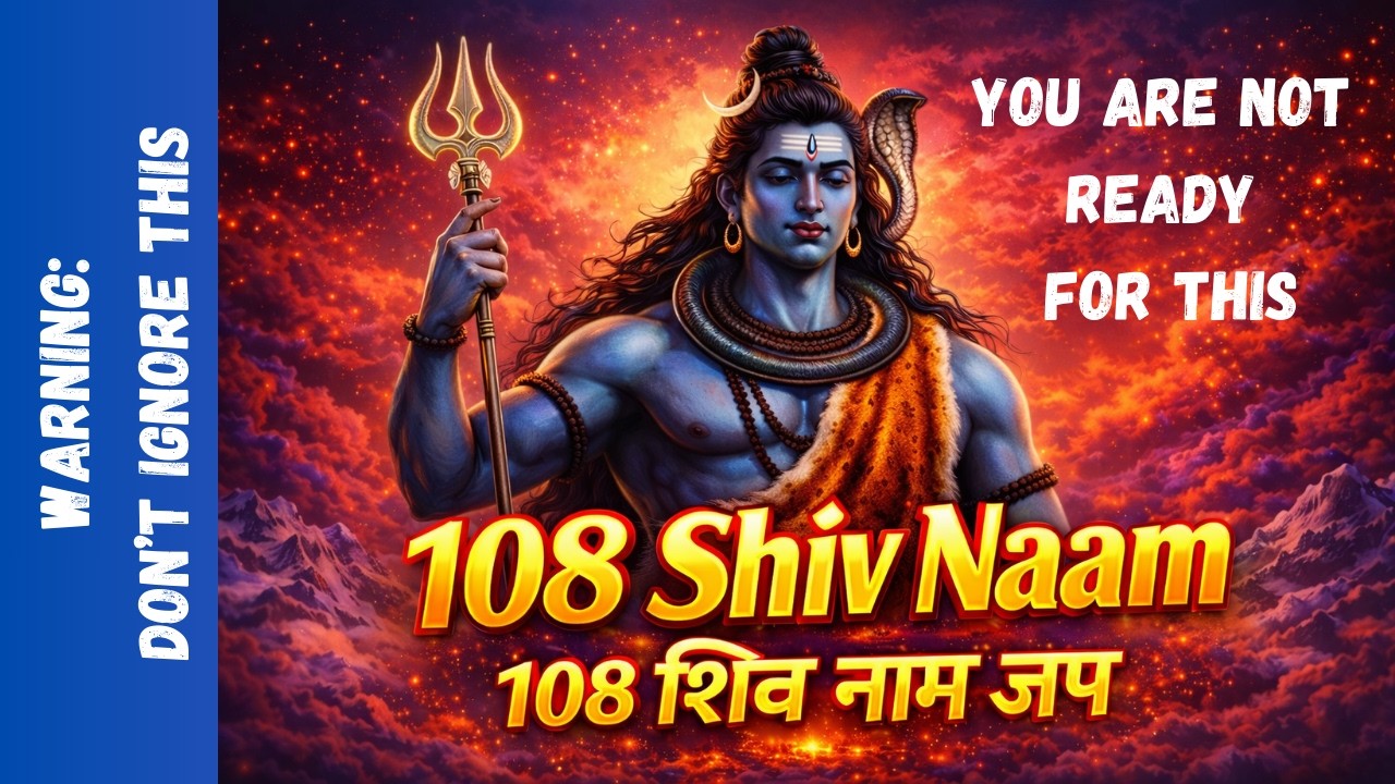 108 Shiv Naam Jap | 108 शिव नाम जप | Listen for 5 Minutes Everyday and Watch Miracles Happen