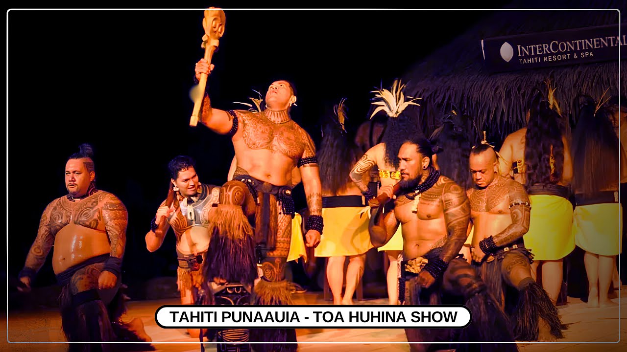 Haka Marquisien Puissant du Groupe TOA Huhina - Une Impressionnante Démonstration de Force.