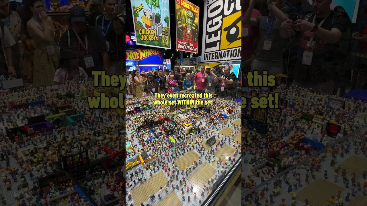 This is the craziest LEGO set we've ever seen: It's the actual San Diego Comic-Con! #sdcc #ign #lego