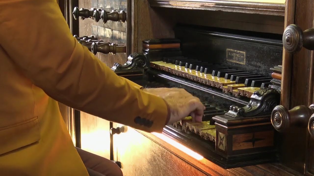 J.S.BACH Praeludium et Fuga h-moll [BWV 544] #WILLEMvanTWILLERT  Hinsz-organ [1733] Leens [NL]