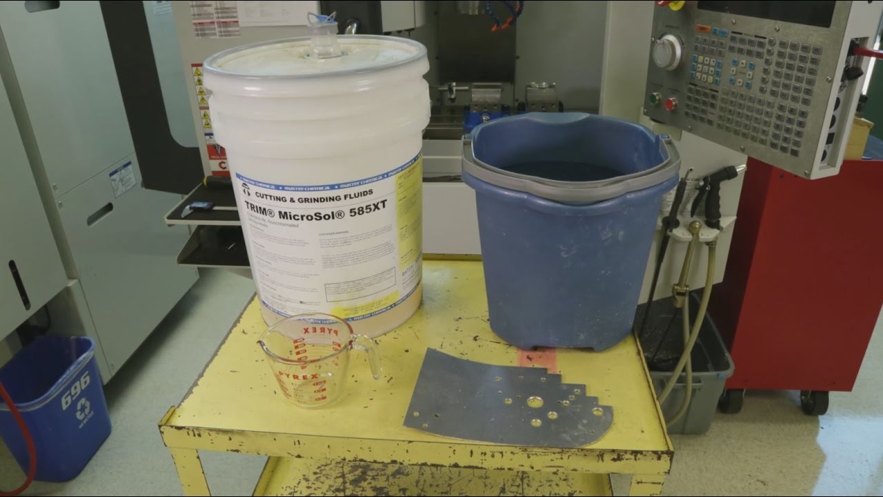Mixing and Testing Coolant for the Haas CNC Mill - Clark Magnet High School SSP
