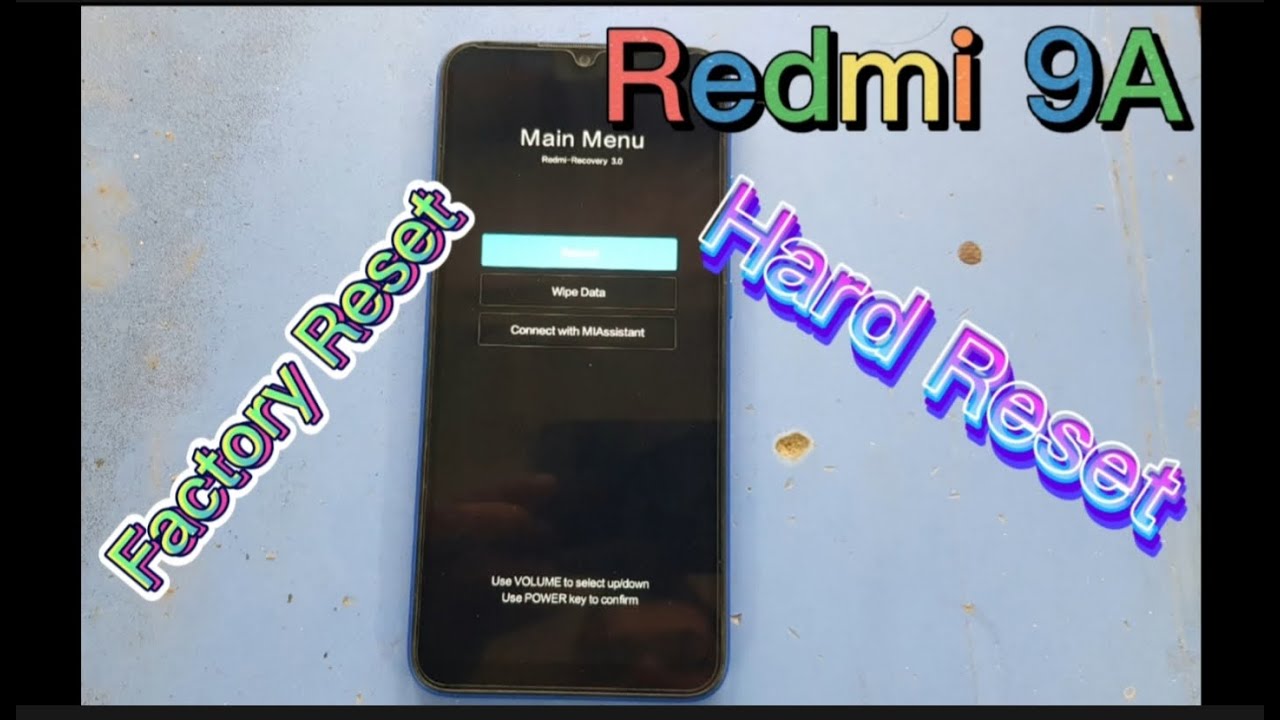 Redmi 9A Hard Reset / Pattern Unlock 2021 / How to Reset Redmi 9A hang logo