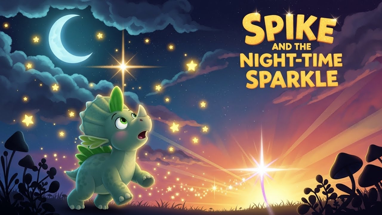 Spike and the Sparkling Night That Taught Him Not to Be Scared