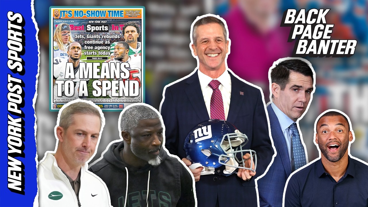 Giants, Jets have PLENTY of holes to fill! | Back Page Banter