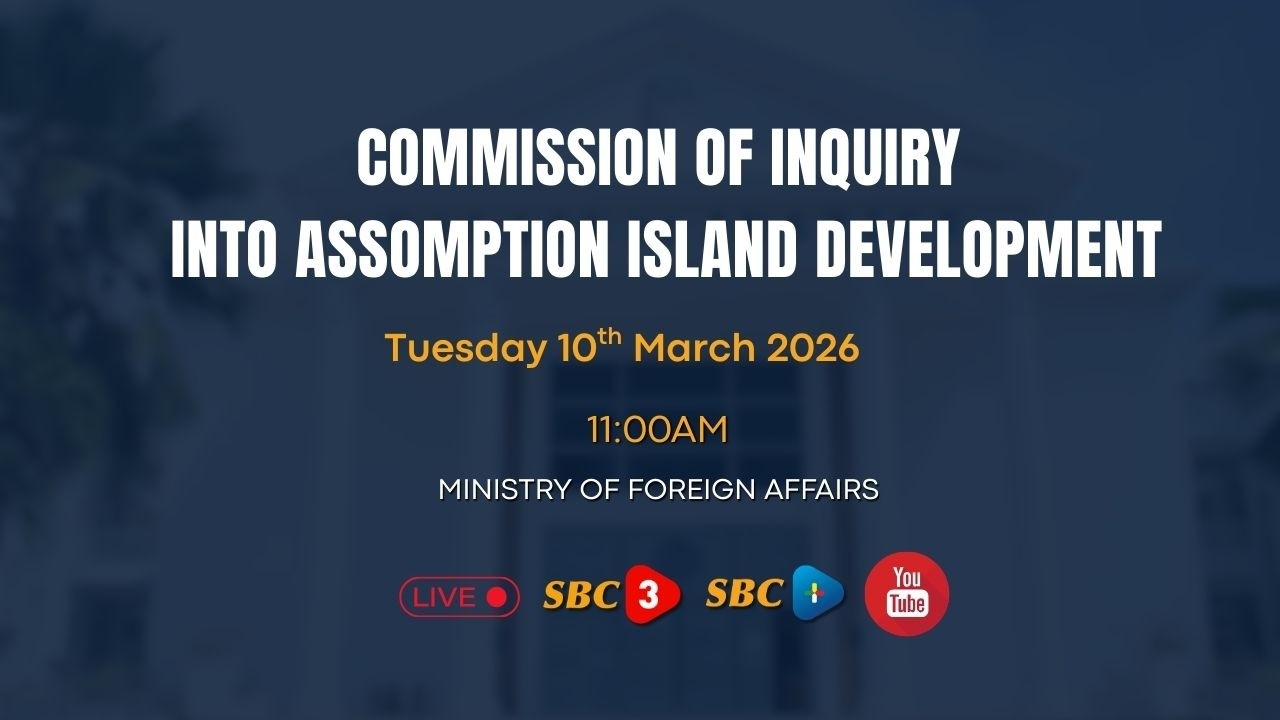 SBC LIVE | COMMISSION OF INQUIRY INTO ASSUMPTION ISLAND DEVELOPMENT -10.03.2026