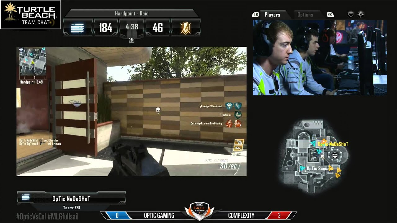 Fall Invitational Grand Finals -- Optic Vs. Complexity -- Game 4