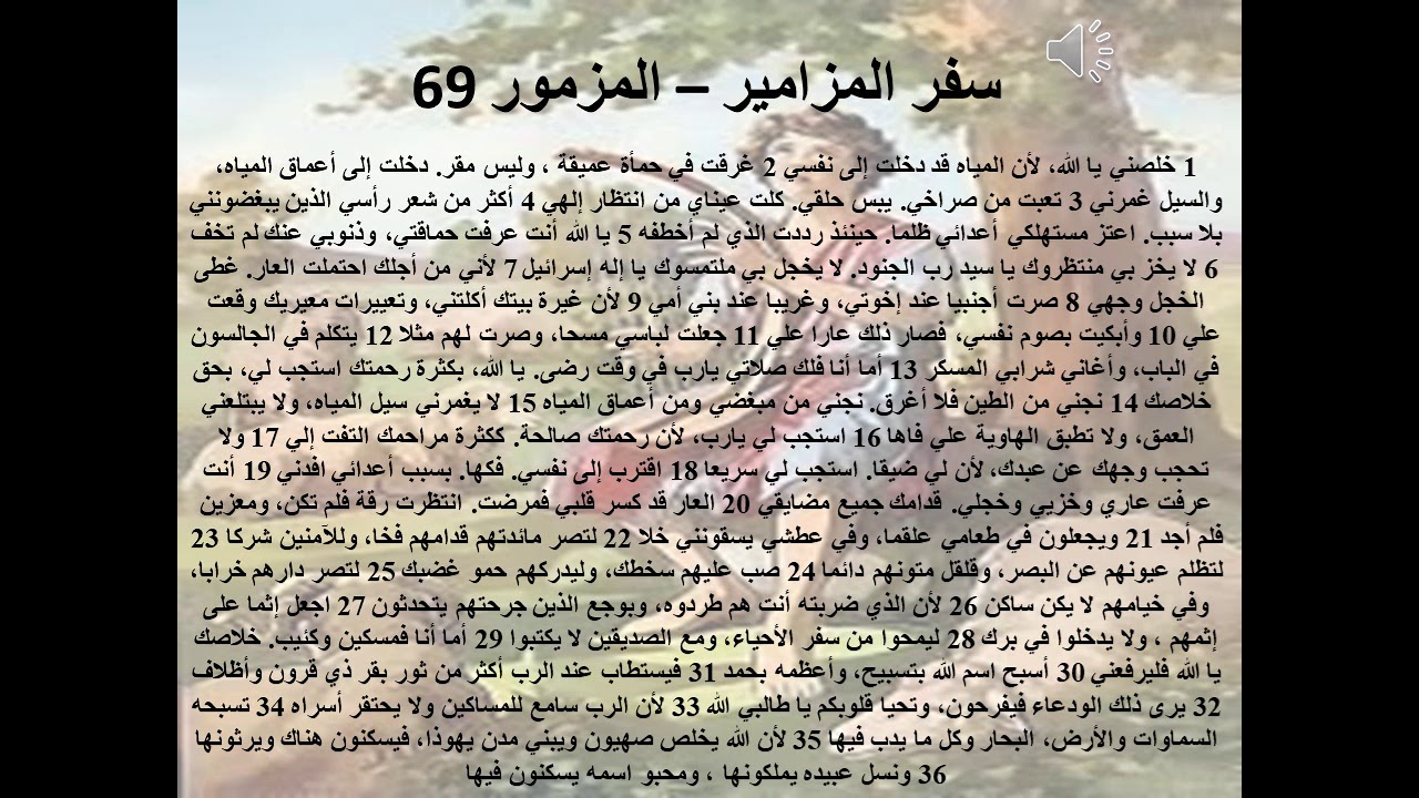 69-  تبسيط سفر المزامير - مزمور 69  - أبونا لوقا ماهر