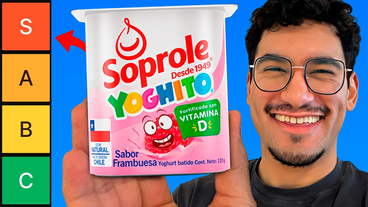 Probando TODOS los YOGURES de CHILE