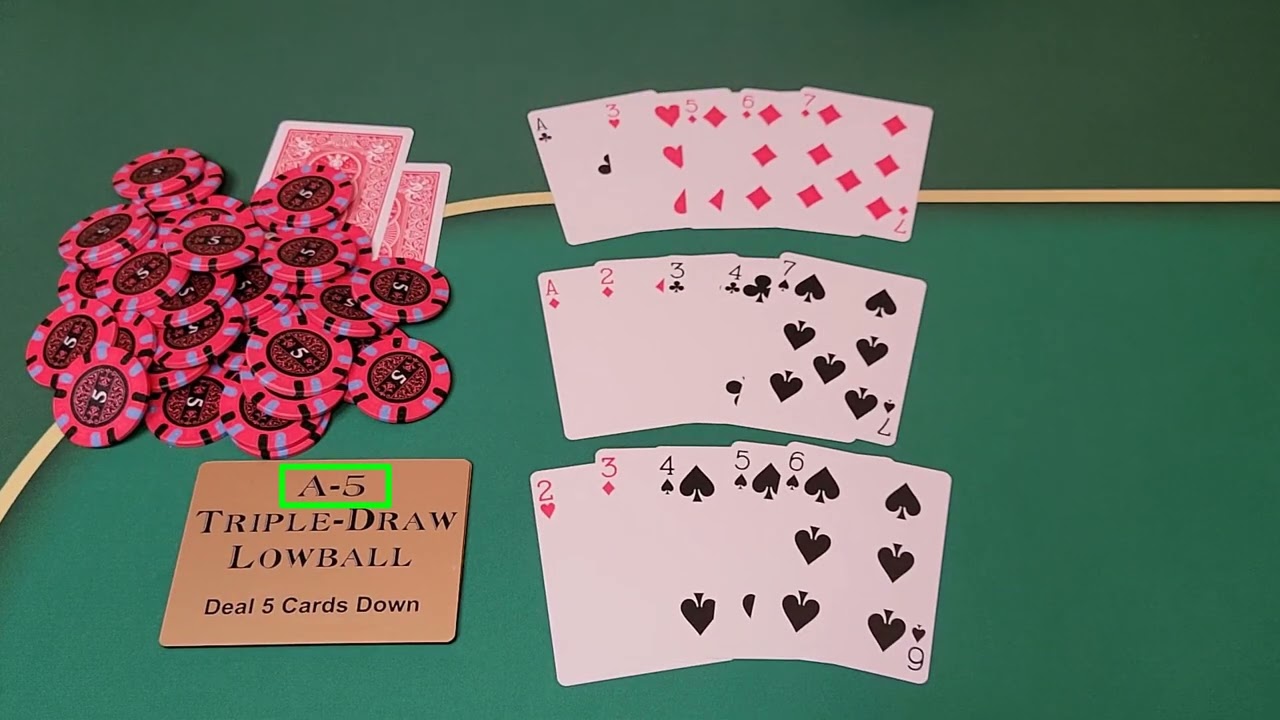 A-5 vs. 2-7 Triple Draw Lowball | Mix Game Poker Tutorials | PokerMixUp.com