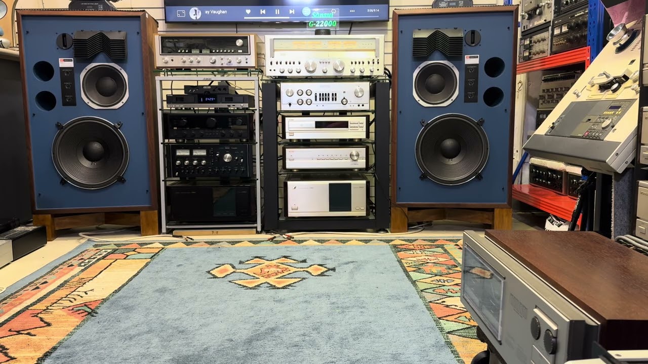 Sansui G-22000 Driving JBL 4344 – Pure Vintage Power!